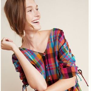 SOLD Anthropologie Maeve Amelia Plaid top new sm 🌟🌟